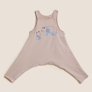 Hip Dysplsia Friendly Cotton Overalls